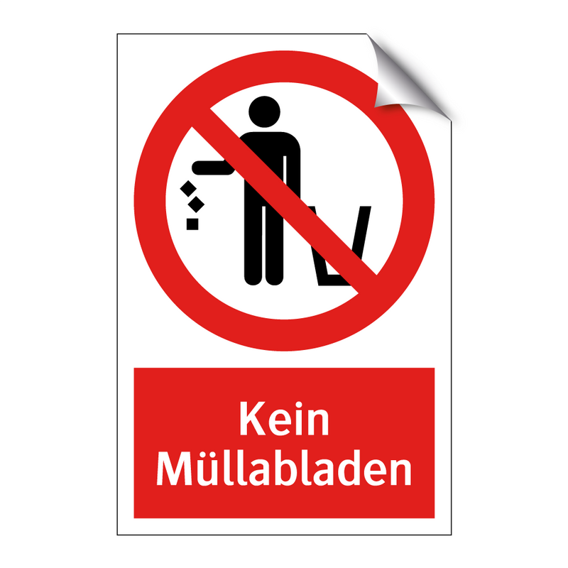 Kein Müllabladen