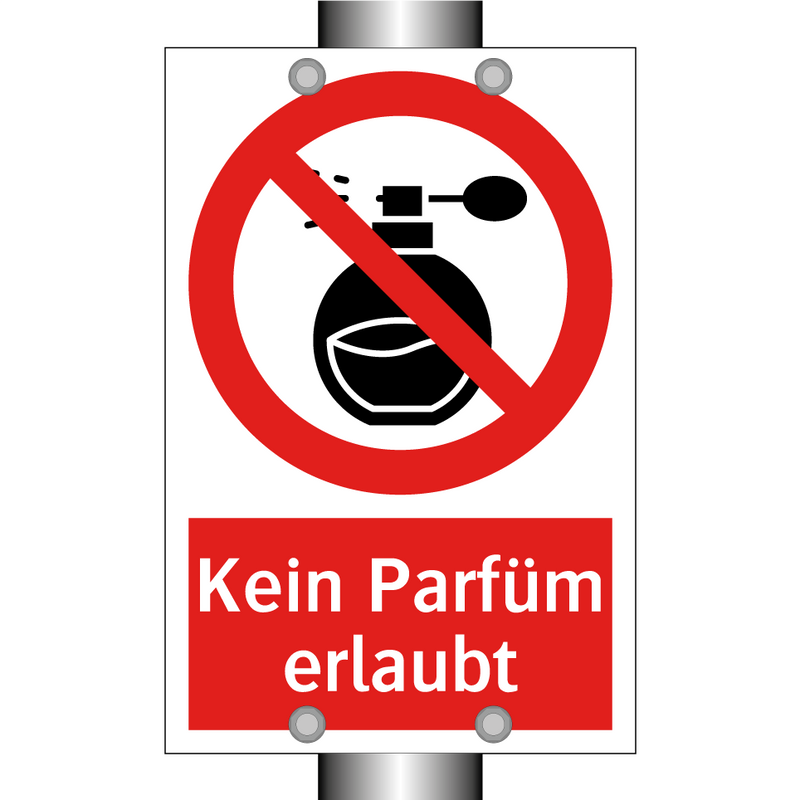 Kein Parfüm erlaubt