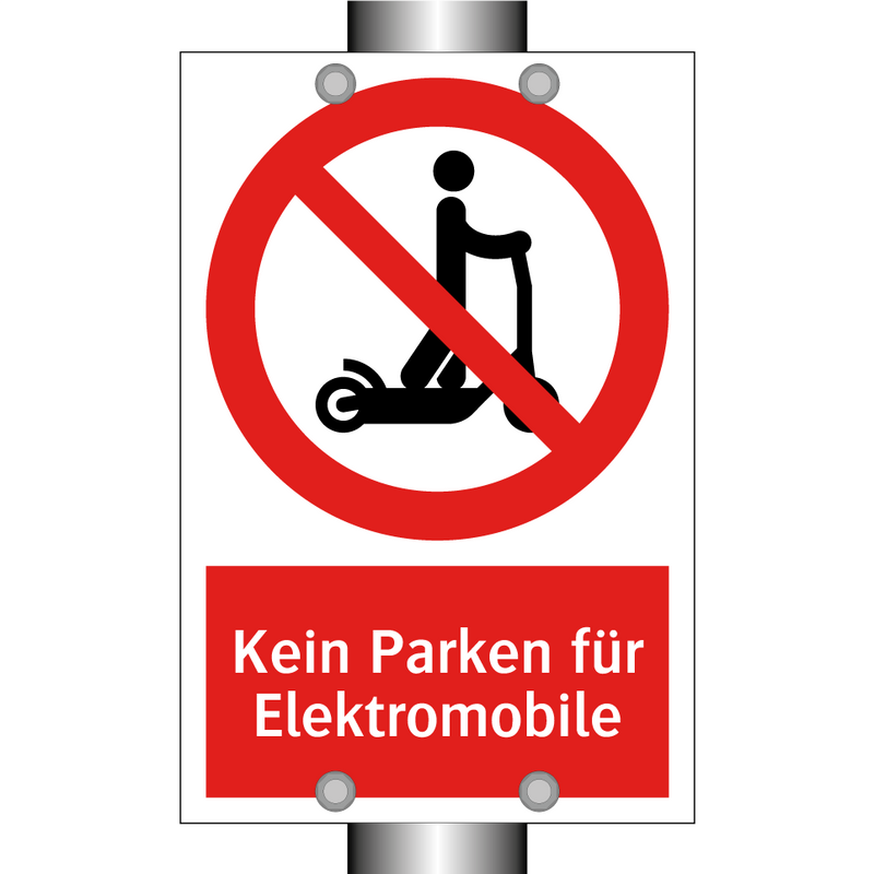 Kein Parken für Elektromobile