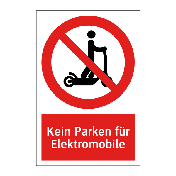 Kein Parken für Elektromobile