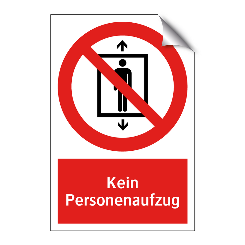 Kein Personenaufzug