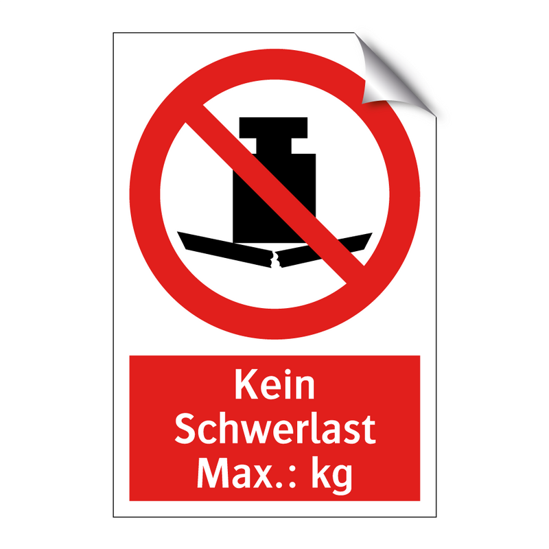 Kein Schwerlast Max.: kg