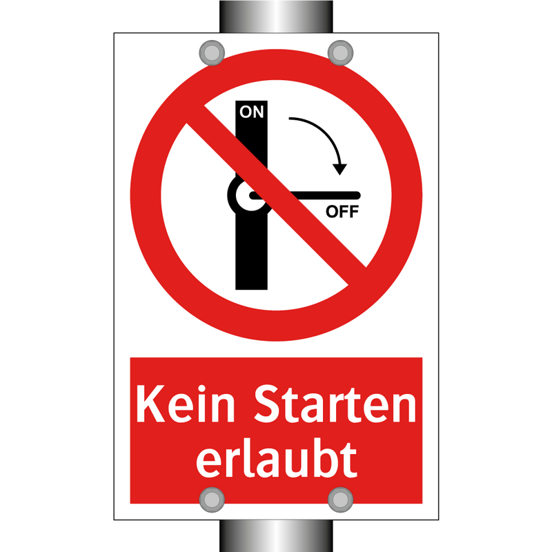 Kein Starten erlaubt