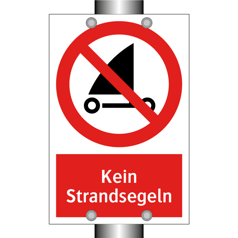 Kein Strandsegeln