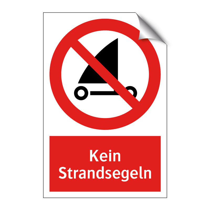 Kein Strandsegeln