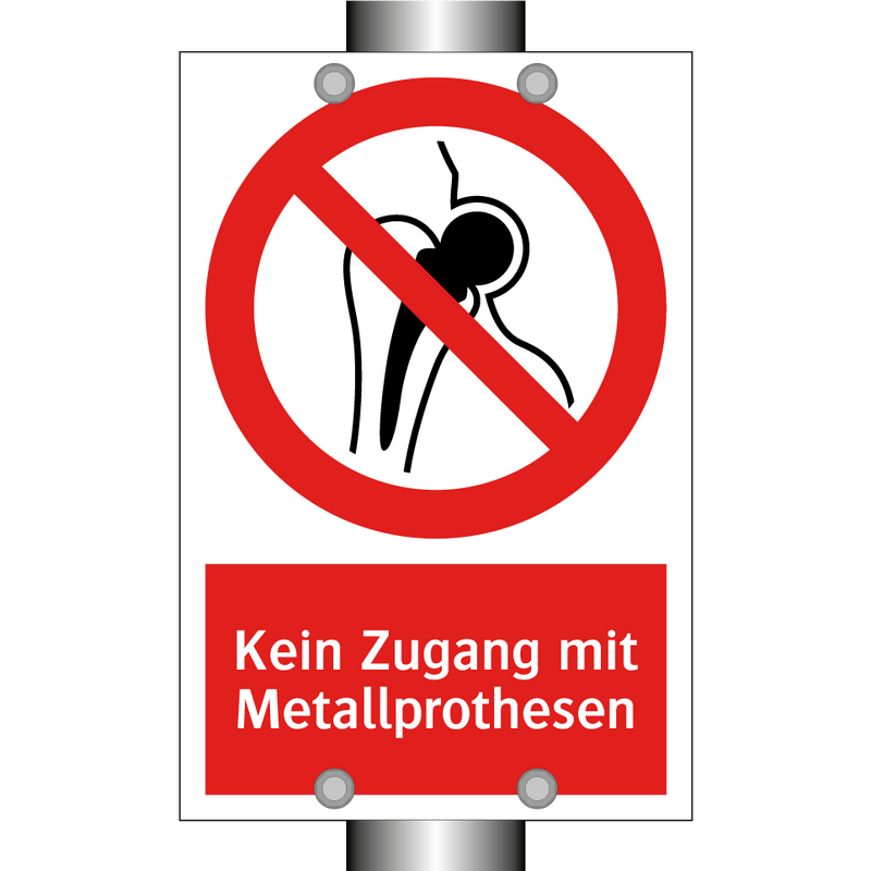 Kein Zugang mit Metallprothesen