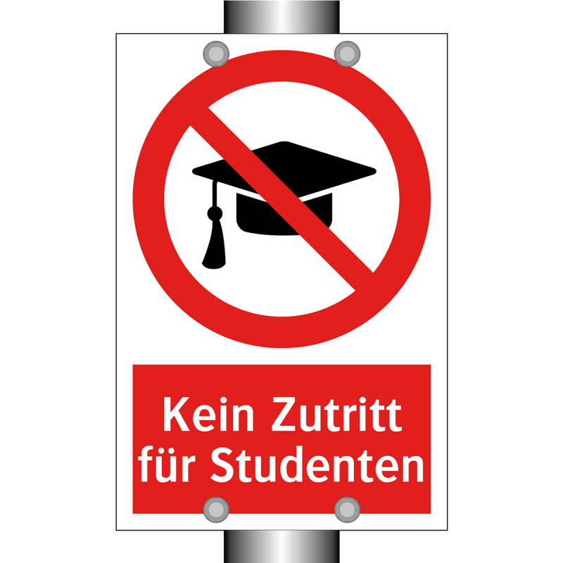 Kein Zutritt für Studenten