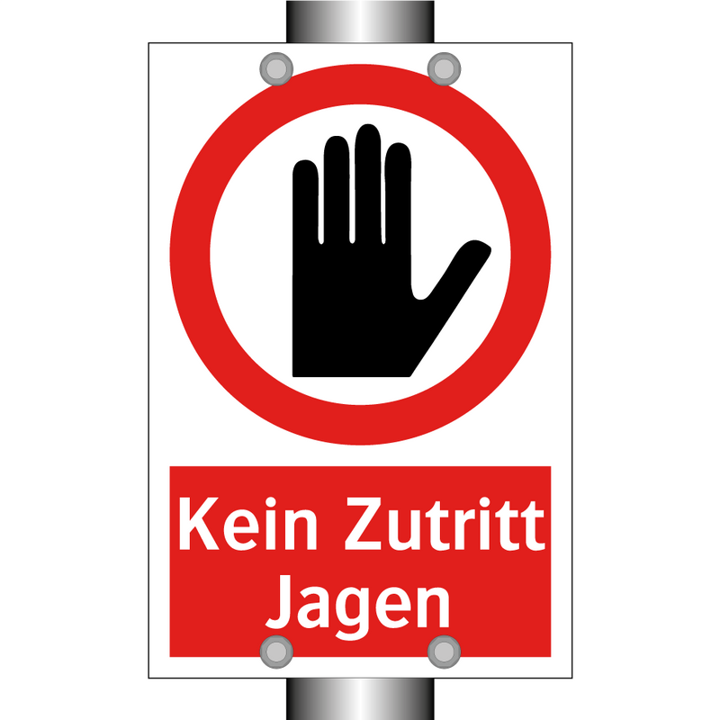 Kein Zutritt Jagen