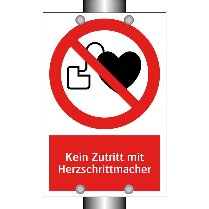 Kein Zutritt mit Herzschrittmacher