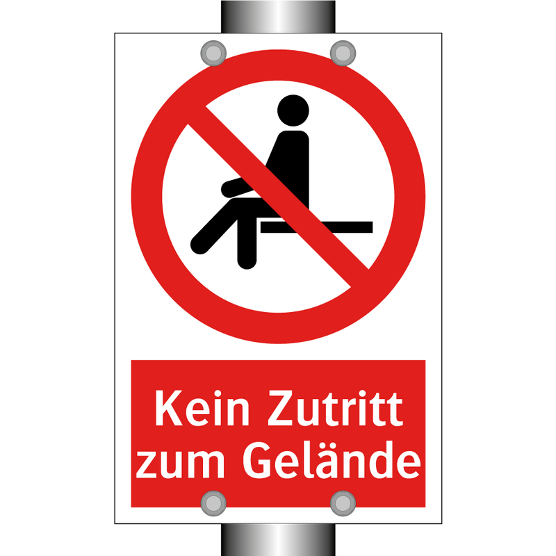 Kein Zutritt zum Gelände