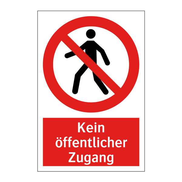 Kein öffentlicher Zugang