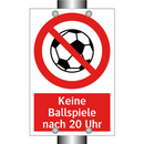 Keine Ballspiele nach 20 Uhr