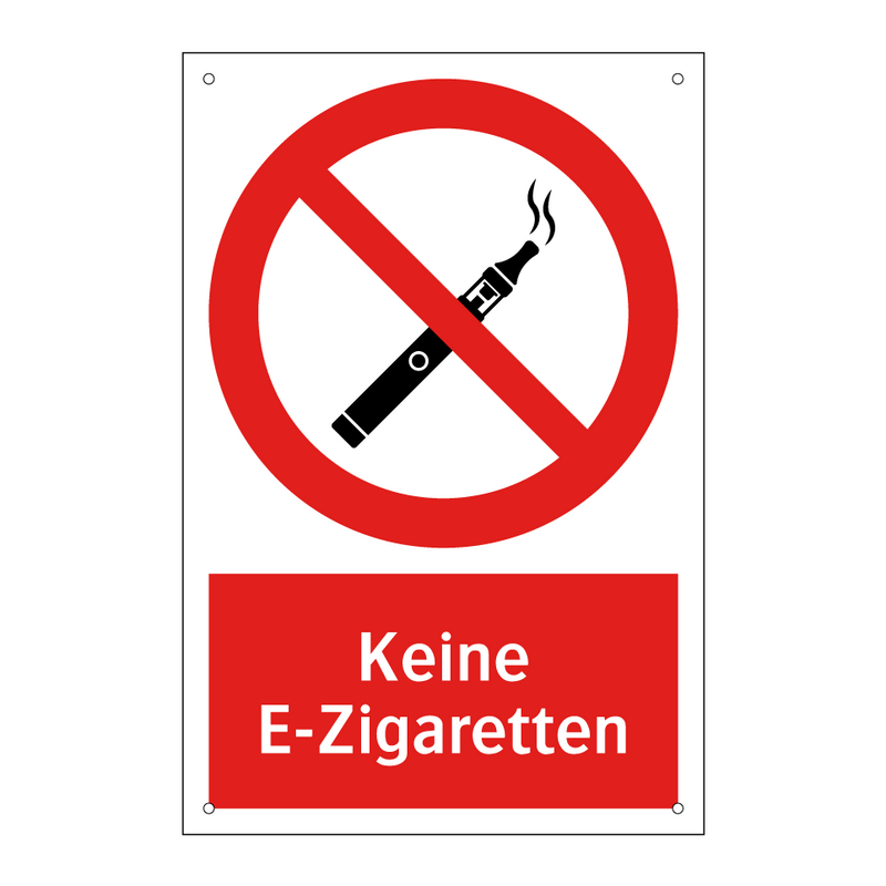 Keine E-Zigaretten