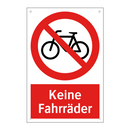 Keine Fahrräder