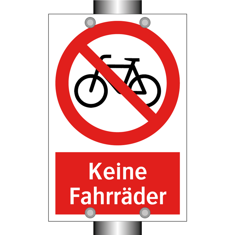 Keine Fahrräder