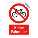 Keine Fahrräder