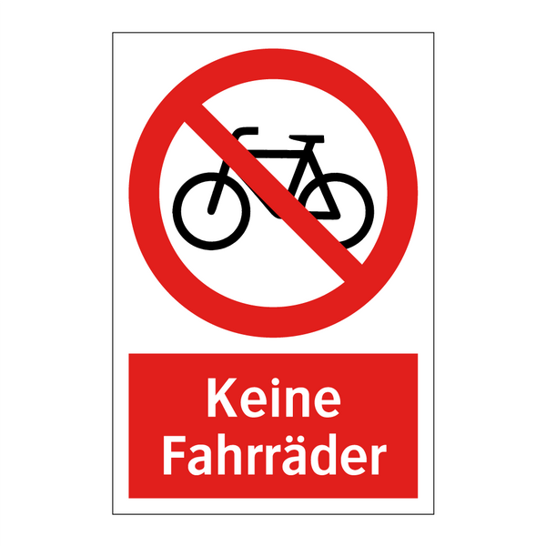 Keine Fahrräder