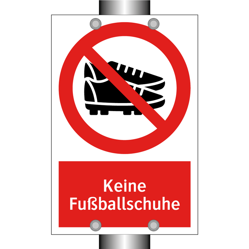 Keine Fußballschuhe