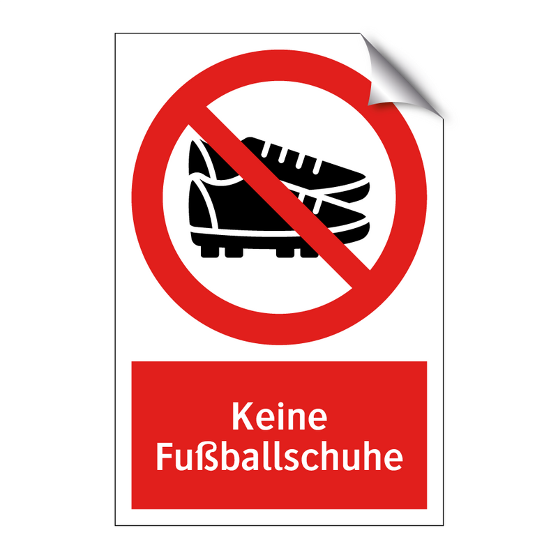 Keine Fußballschuhe