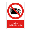 Keine Fußballschuhe