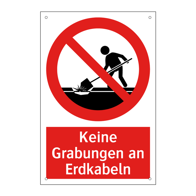 Keine Grabungen an Erdkabeln