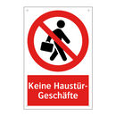 Keine Haustür- Geschäfte
