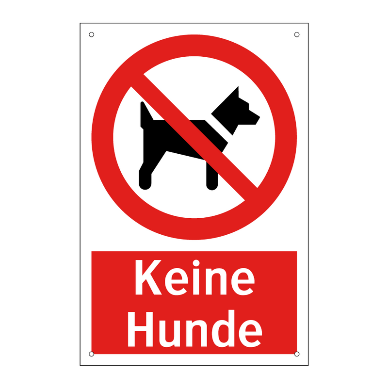 Keine Hunde