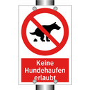 Keine Hundehaufen erlaubt