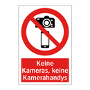 Keine Kameras, keine Kamerahandys