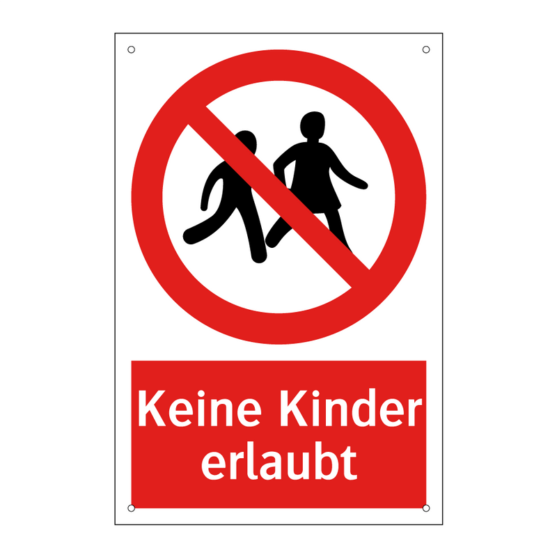 Keine Kinder erlaubt