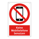 Keine Mobiltelefone benutzen