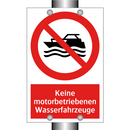 Keine motorbetriebenen Wasserfahrzeuge