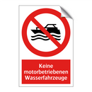 Keine motorbetriebenen Wasserfahrzeuge