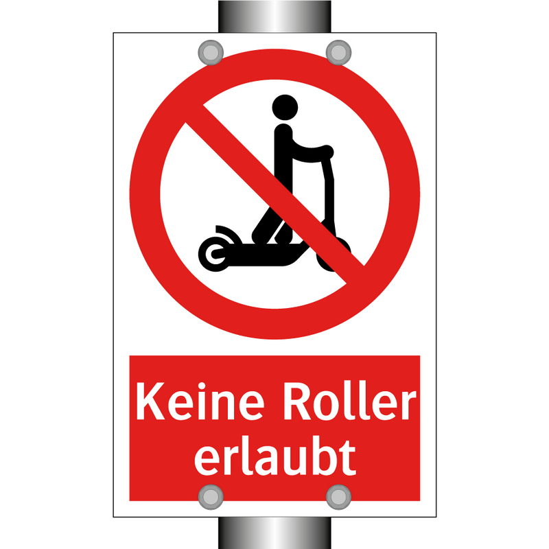 Keine Roller erlaubt