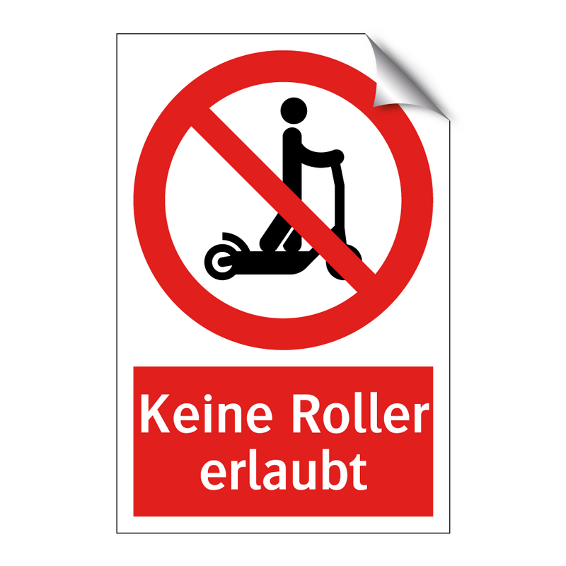 Keine Roller erlaubt