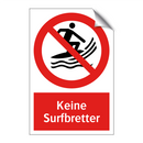 Keine Surfbretter