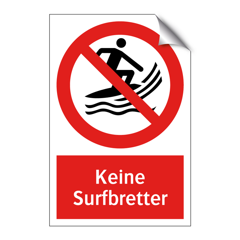 Keine Surfbretter