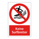Keine Surfbretter