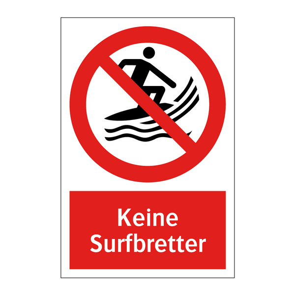 Keine Surfbretter