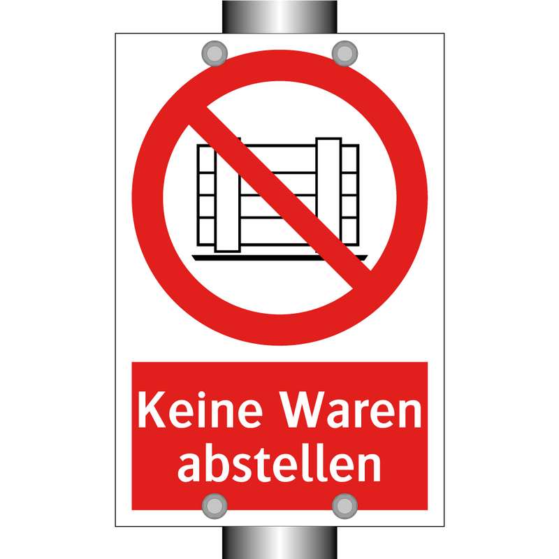 Keine Waren abstellen
