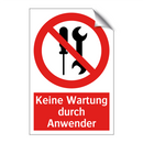 Keine Wartung durch Anwender