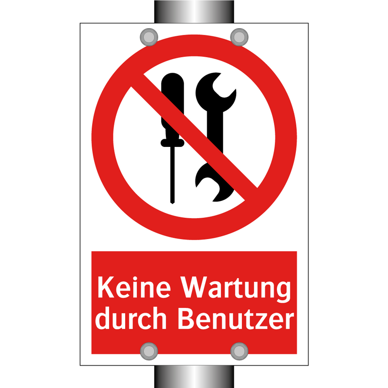 Keine Wartung durch Benutzer