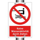 Keine Wasseraktivität durch Ziehen