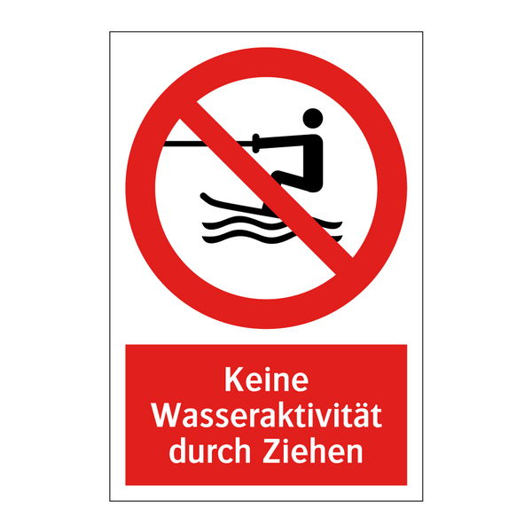 Keine Wasseraktivität durch Ziehen
