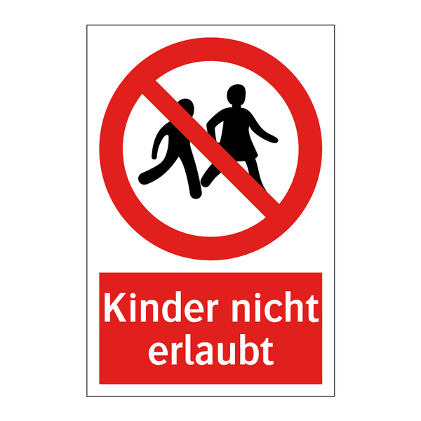Kinder nicht erlaubt