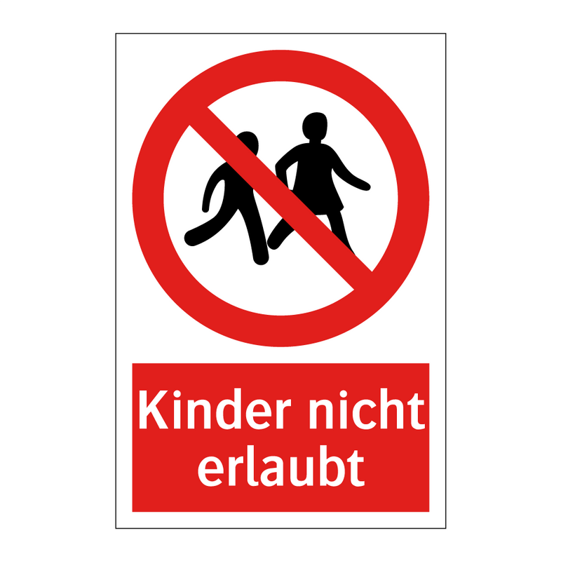 Kinder nicht erlaubt