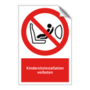 Kindersitzinstallation verboten