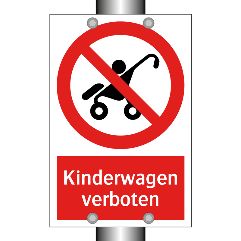 Kinderwagen verboten