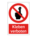 Kleben verboten