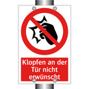 Klopfen an der Tür nicht erwünscht